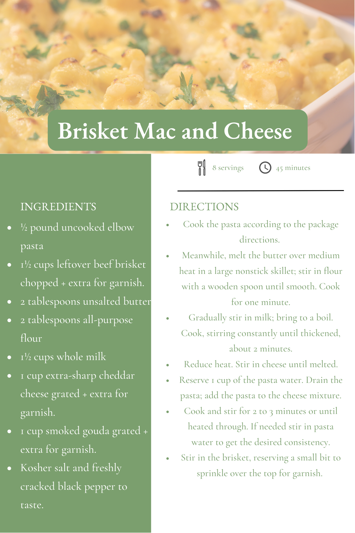 Brisket Mac and Cheese